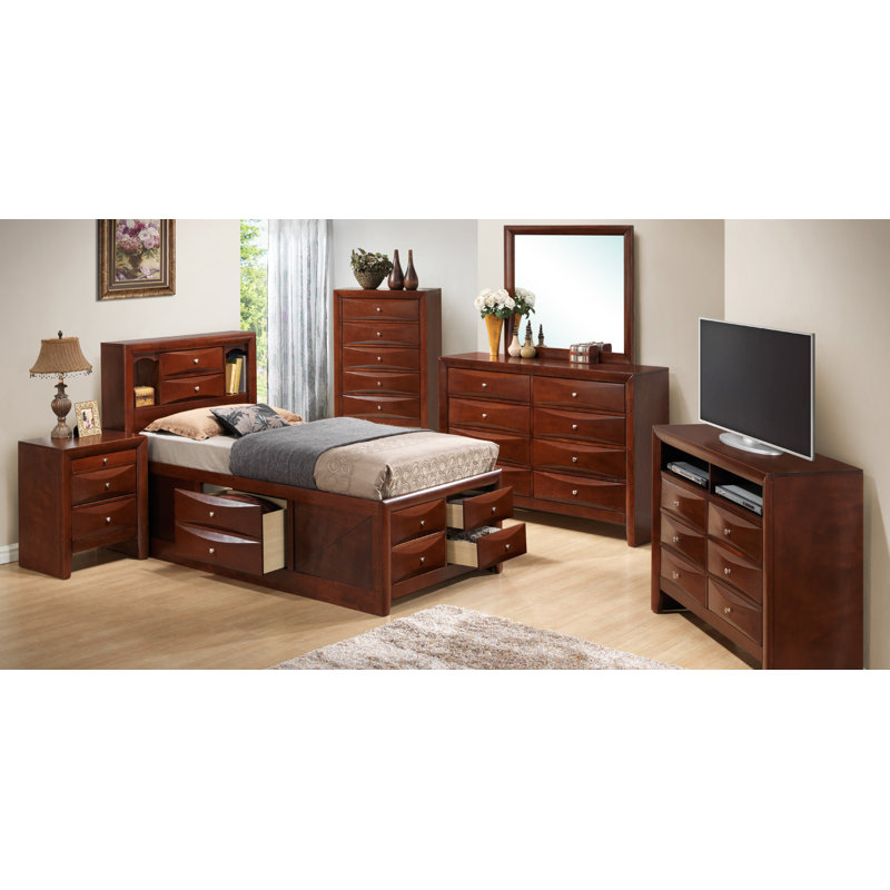 Glory Furniture Marilla Bookcase Storage Bed & Reviews Wayfair